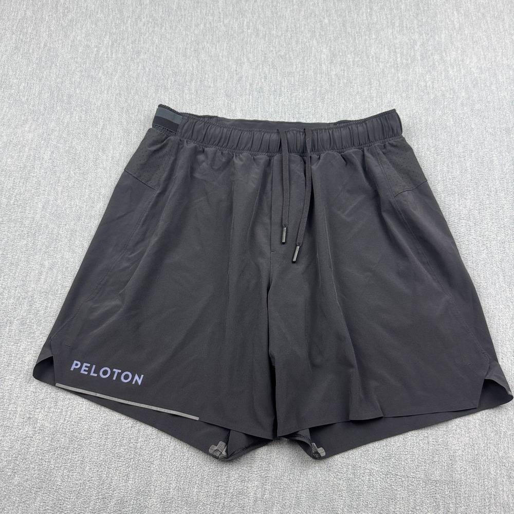 Lululemon x Peloton Shorts Mens Medium Black Surge Running Training Gym M7A99S